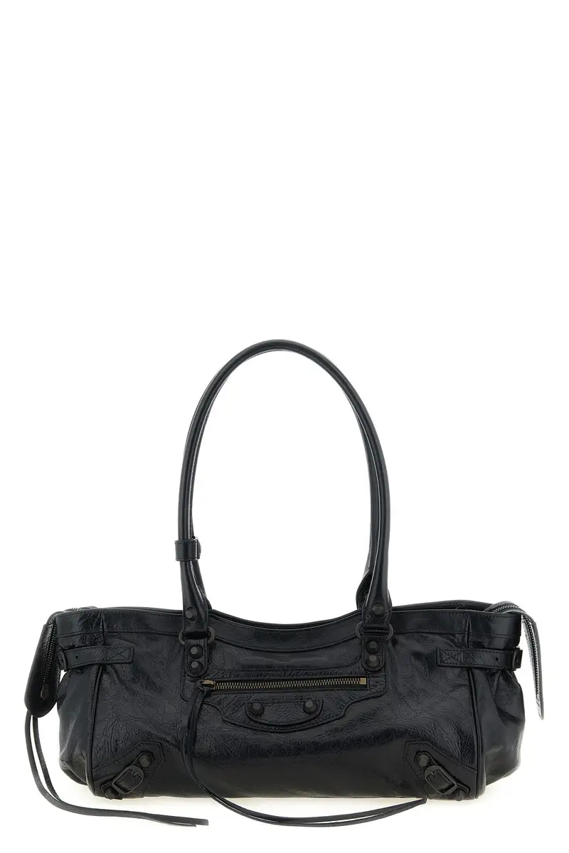 Borsa A Spalla Le City East-West Nero