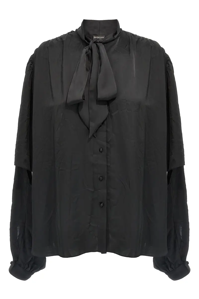 Camicia Double Sleeve Nero