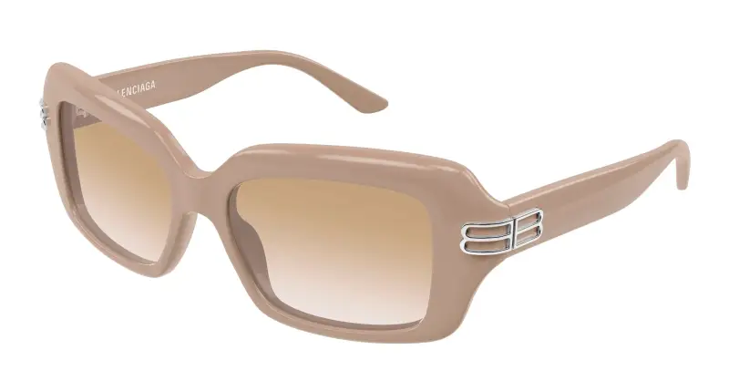 Donna Balenciaga BB0465S 003 Occhiali da sole Acetato Rosa Rosa Squadrata