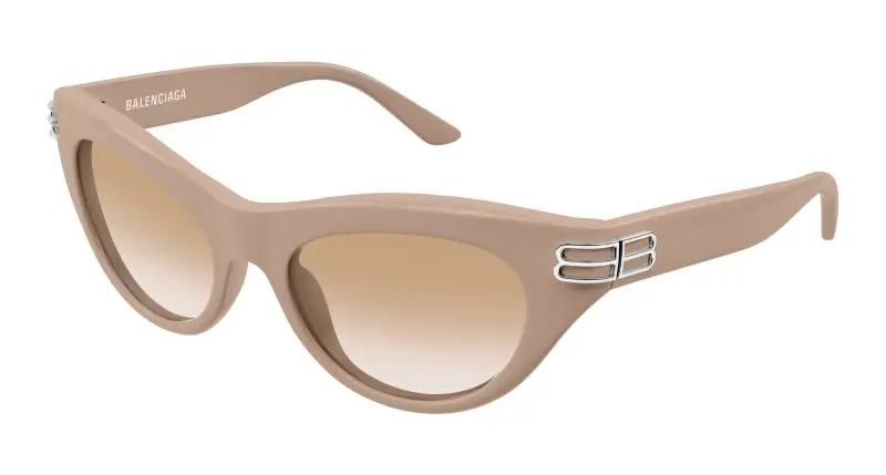 Donna Balenciaga BB0466S 003 Occhiali da sole Acetato Rosa Rosa Cat Eye