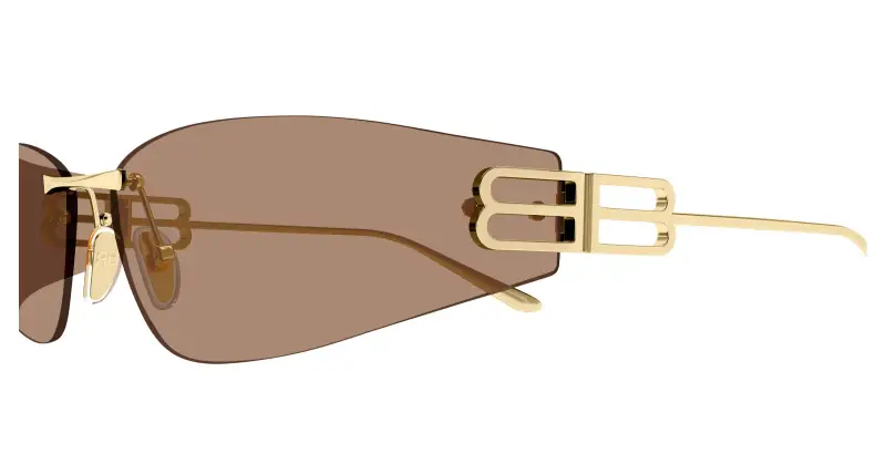 Balenciaga Occhiali da sole Donna Marrone 4306054 miniatura 3