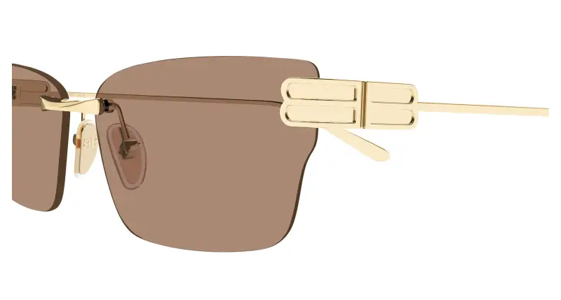 Balenciaga Occhiali da sole Donna Marrone 4306051 miniatura 3