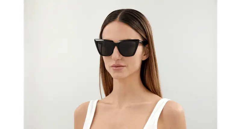 Balenciaga Occhiali da sole Donna Grigio 878380 miniatura 3