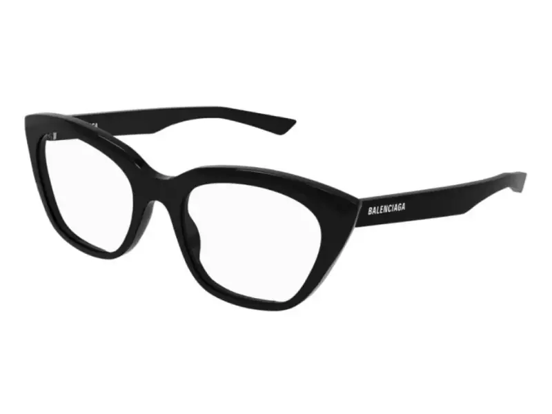 Donna BB0219O 001 Montature da vista Acetato Nero Cat Eye