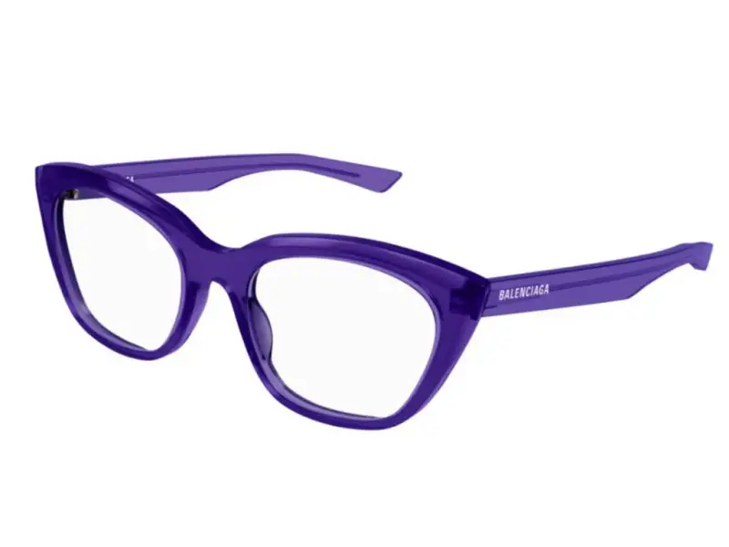 Donna BB0219O 004 Montature da vista Acetato Viola Cat Eye