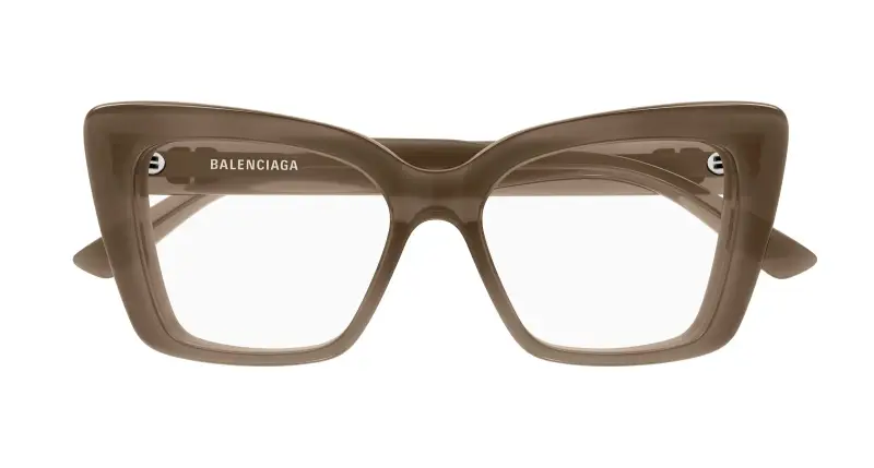 Donna BB0297O 005 Montature da vista Acetato Marrone Trasparente Farfalla miniatura 2