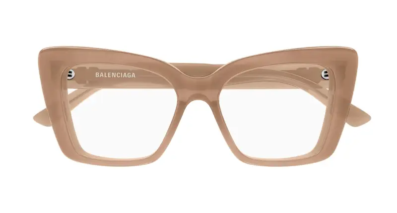 Donna BB0297O 006 Montature da vista Acetato Marrone Trasparente Farfalla miniatura 2