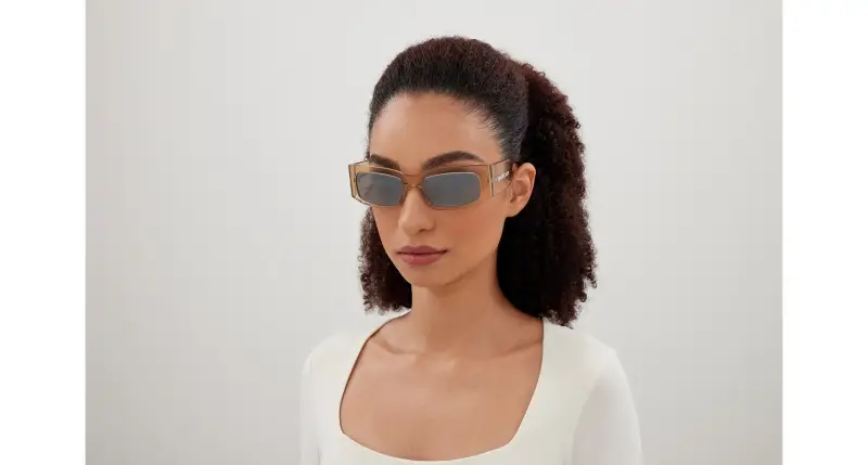 Balenciaga Occhiali da sole Donna Grigio 3532586 miniatura 3