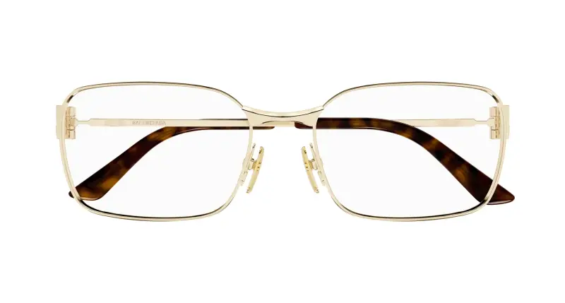 Donna BB0340O 003 Montature da vista Acetato Oro Trasparente Squadrata miniatura 2
