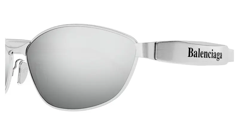 Balenciaga Occhiali da sole Donna Argento 878439 miniatura 2