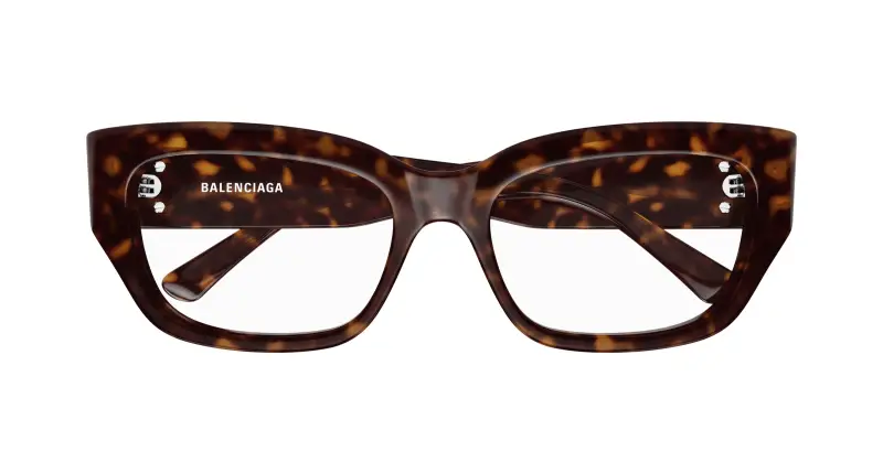 Donna BB0363O 004 Montature da vista Acetato Havana Trasparente Squadrata miniatura 2