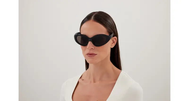 Balenciaga Occhiali da sole Donna Grigio 878551 miniatura 3