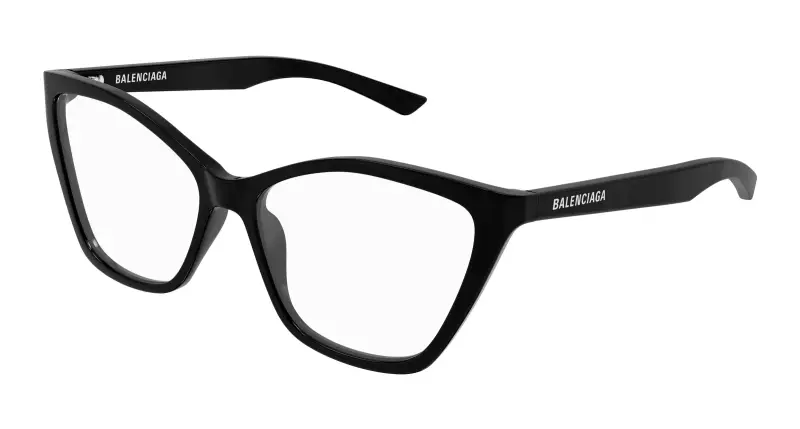 Donna BB0405O 001 Montature da vista Acetato Nero Trasparente Farfalla