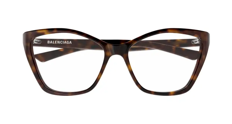 Donna BB0405O 002 Montature da vista Acetato Havana Trasparente Farfalla miniatura 2