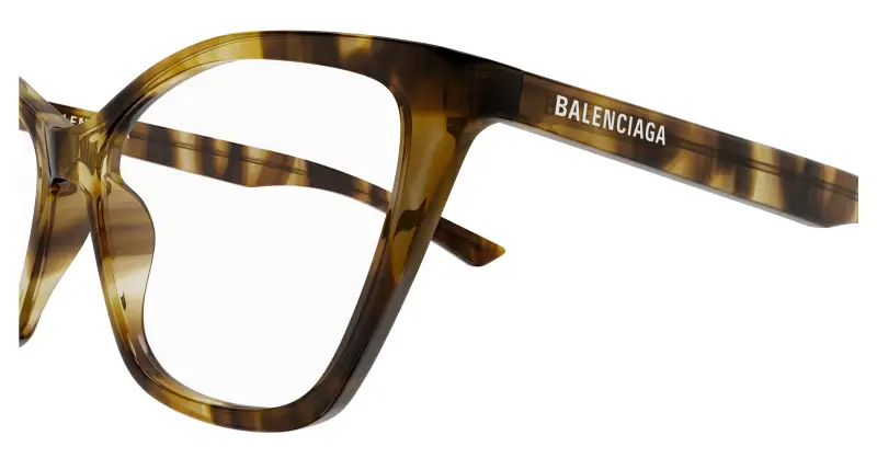 Donna BB0405O 003 Montature da vista Acetato Havana Trasparente Farfalla miniatura 3