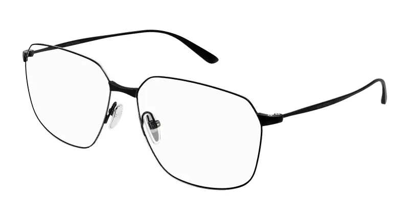 Donna BB0414O 001 Montature da vista Acetato Nero Trasparente Squadrata