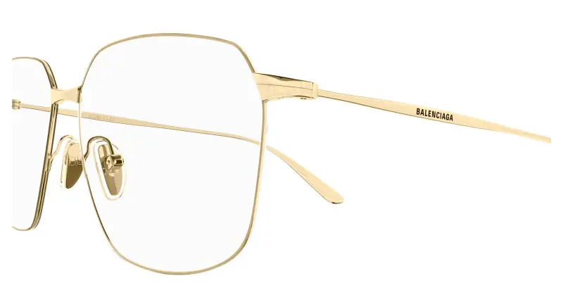 Donna BB0414O 004 Montature da vista Acetato Oro Trasparente Squadrata miniatura 3