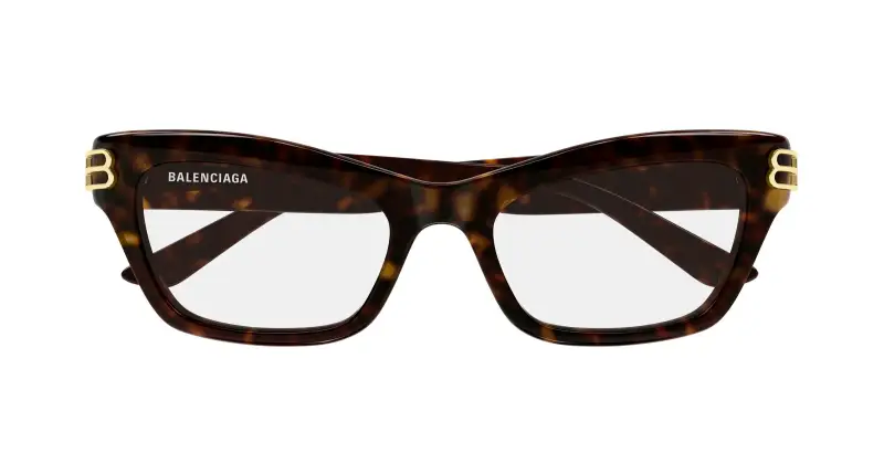 Donna BB0435O 002 Montature da vista Acetato Havana Trasparente Cat Eye miniatura 2