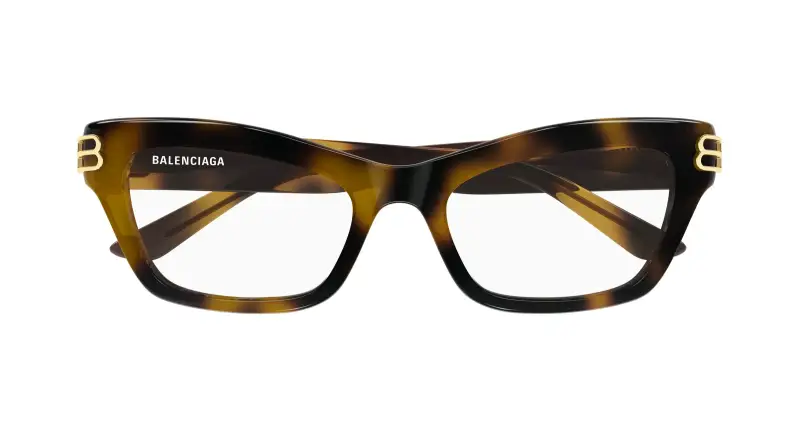 Donna BB0435O 003 Montature da vista Acetato Havana Trasparente Cat Eye miniatura 2