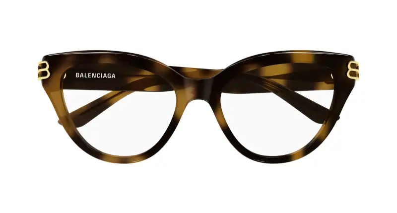 Donna BB0436O 003 Montature da vista Acetato Havana Trasparente Cat Eye miniatura 2