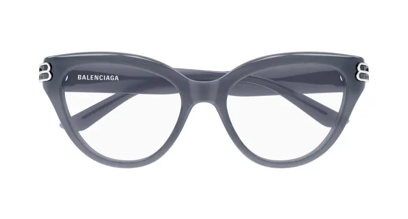 Donna BB0436O 005 Montature da vista Acetato Grigio Trasparente Cat Eye miniatura 2