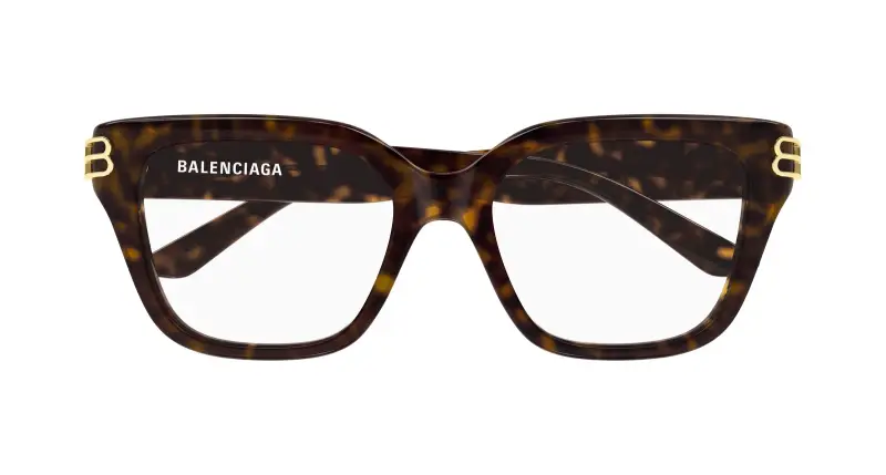 Donna BB0437O 007 Montature da vista Acetato Havana Trasparente Squadrata miniatura 2