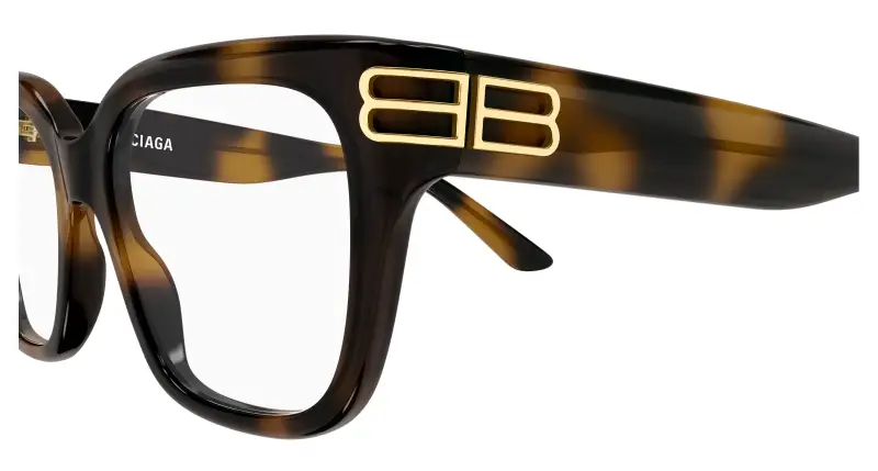 Donna BB0437O 008 Montature da vista Acetato Havana Trasparente Squadrata miniatura 3