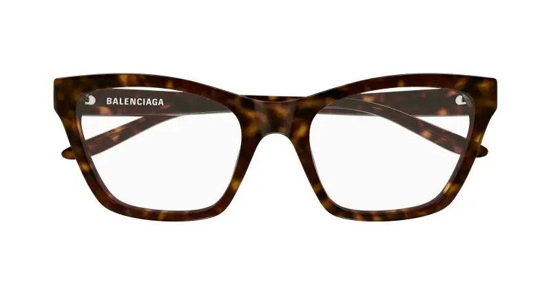 Donna BB0440O 002 Montature da vista Acetato Havana Trasparente Cat Eye miniatura 2