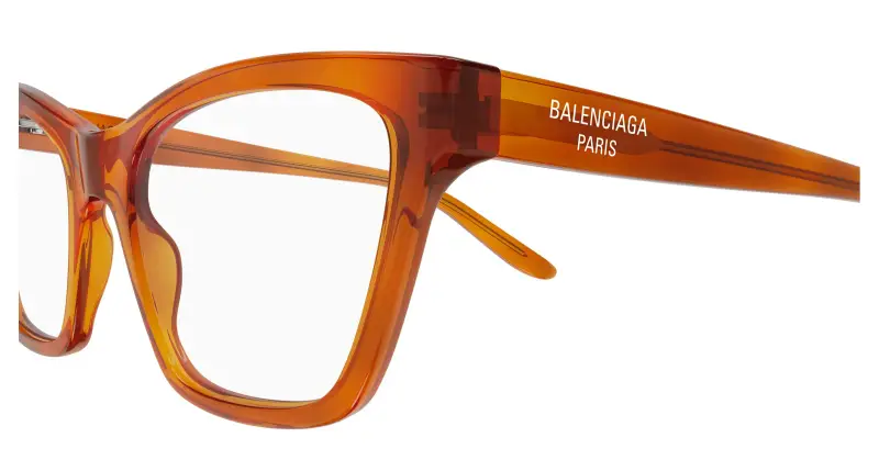 Donna BB0440O 003 Montature da vista Acetato Havana Trasparente Cat Eye miniatura 3