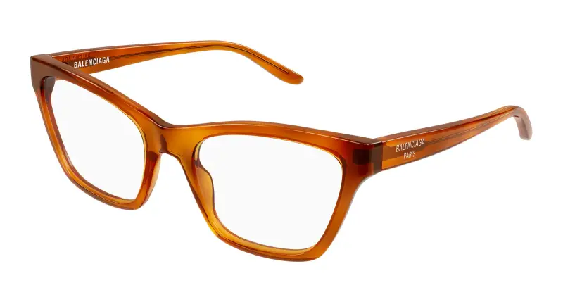 Donna BB0440O 003 Montature da vista Acetato Havana Trasparente Cat Eye