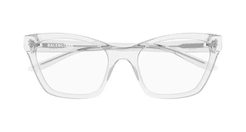 Donna BB0440O 006 Montature da vista Acetato Cristallo Trasparente Cat Eye miniatura 2