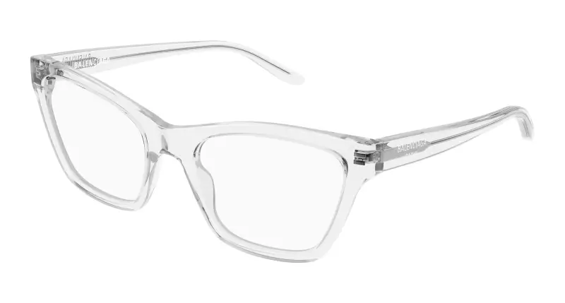 Donna BB0440O 006 Montature da vista Acetato Cristallo Trasparente Cat Eye