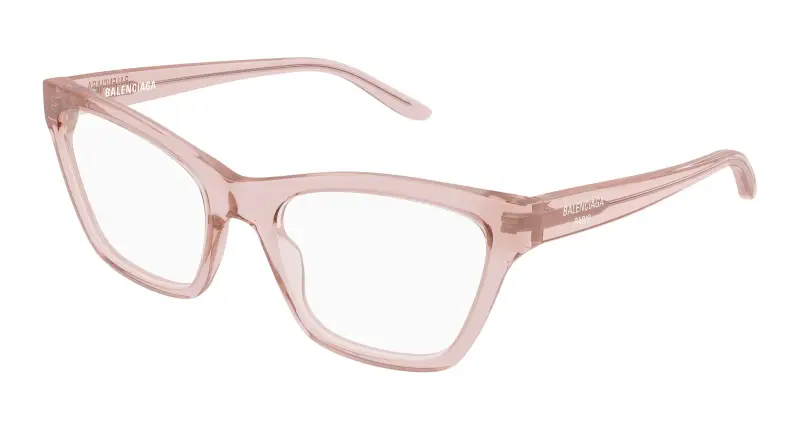 Donna BB0440O 007 Montature da vista Acetato Rosa Trasparente Cat Eye