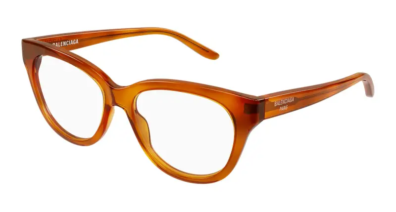 Donna BB0441O 003 Montature da vista Acetato Havana Trasparente Farfalla