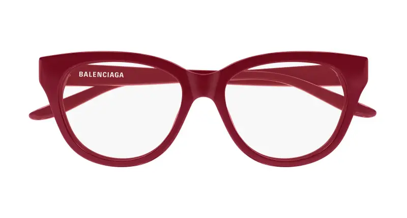 Donna BB0441O 005 Montature da vista Acetato Bordeaux Trasparente Farfalla miniatura 2