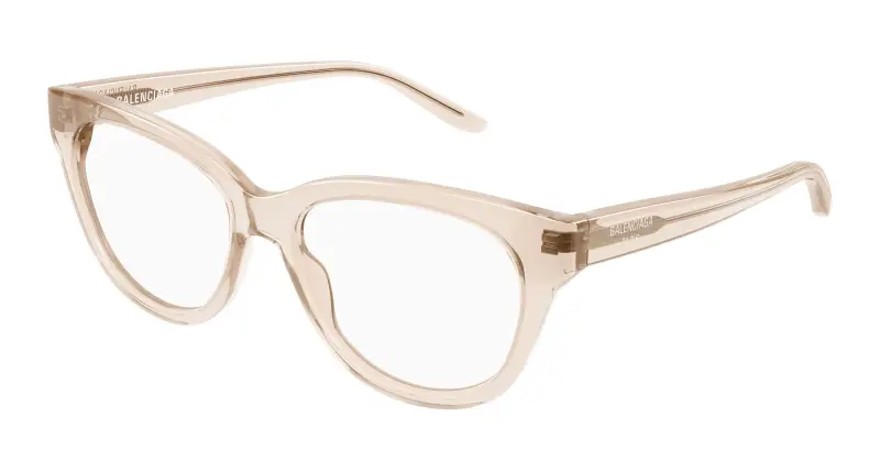Donna BB0441O 007 Montature da vista Acetato Avorio Trasparente Farfalla