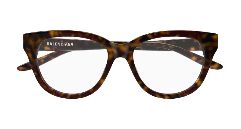 Donna BB0441O 009 Montature da vista Acetato Havana Trasparente Farfalla miniatura 2