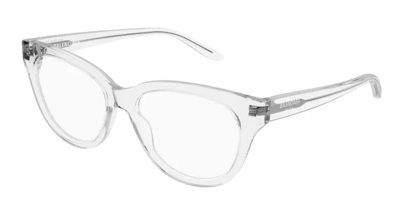 Donna BB0441O 013 Montature da vista Acetato Cristallo Trasparente Farfalla