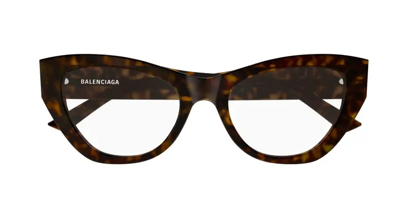 Donna BB0449O 002 Montature da vista Acetato Havana Trasparente Cat Eye miniatura 2