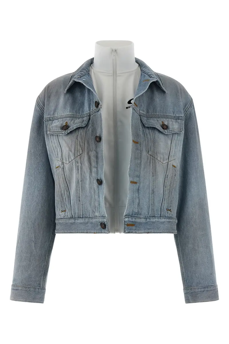 Giacca Double Layer Azzurro