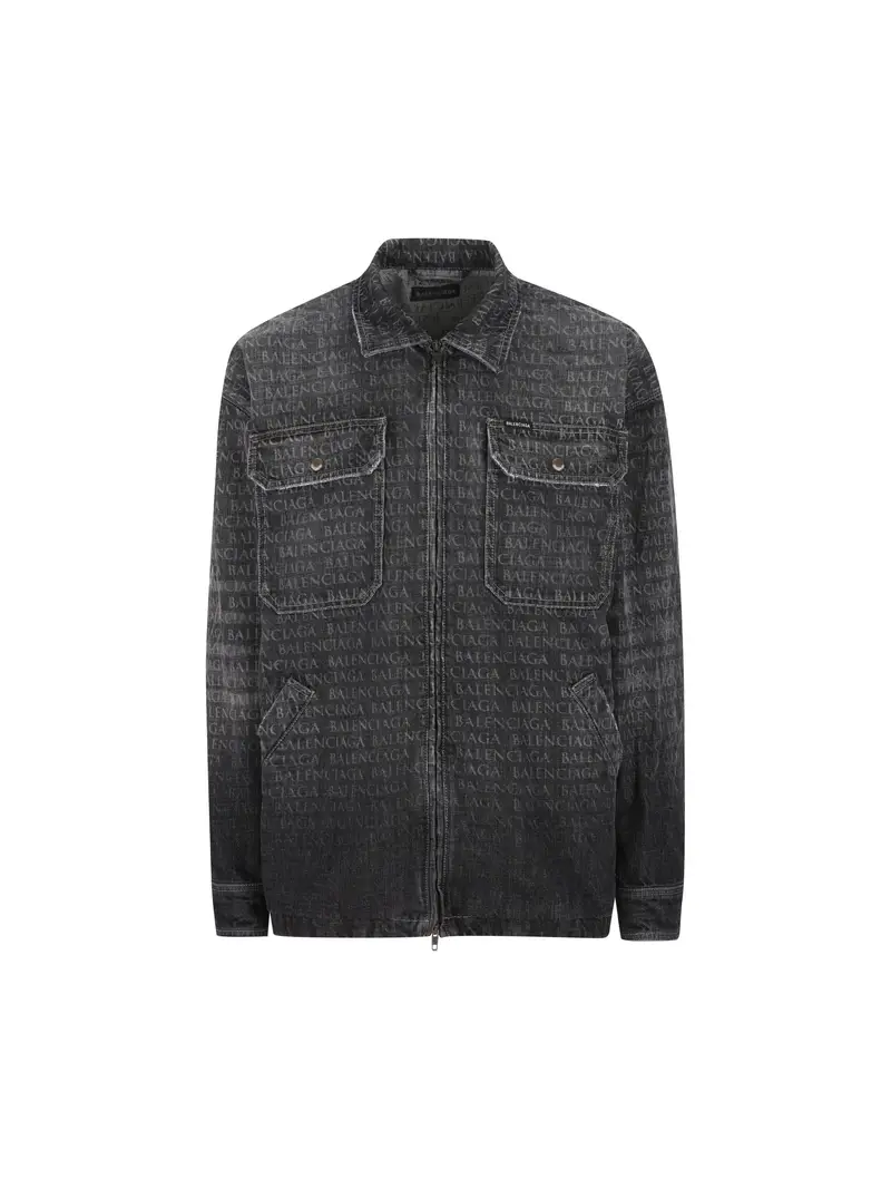 Giacca In Denim NERO