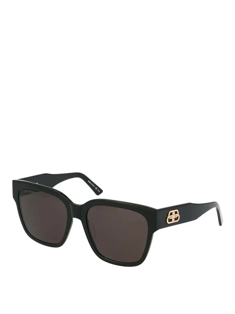 Occhiali da sole D-Frame neri Nero