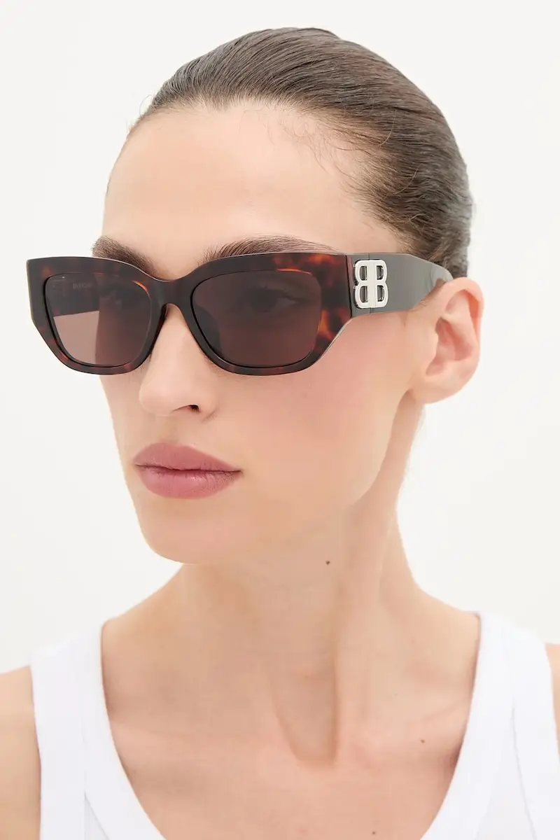 Balenciaga Occhiali da sole Donna Marrone 2225097