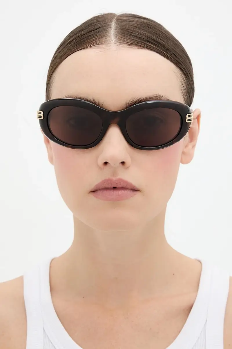 Balenciaga Occhiali da sole Donna Marrone 3772152 miniatura 5