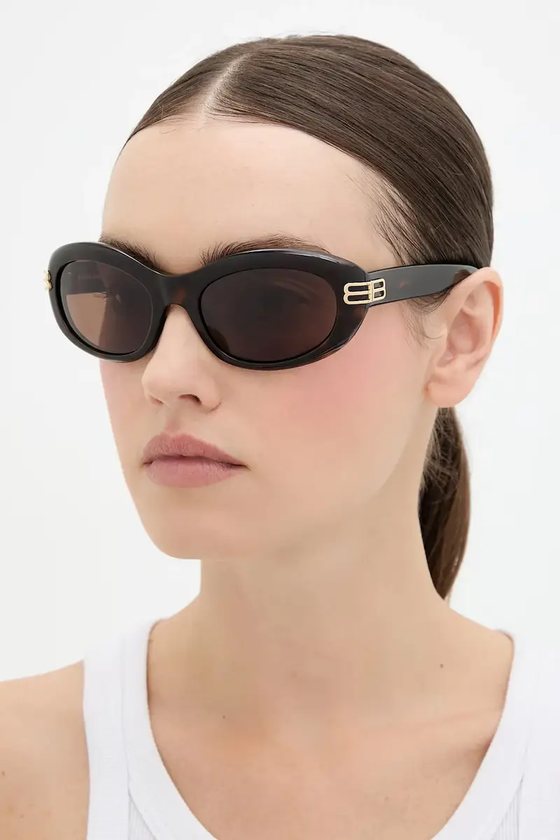 Balenciaga Occhiali da sole Donna Marrone 3772152