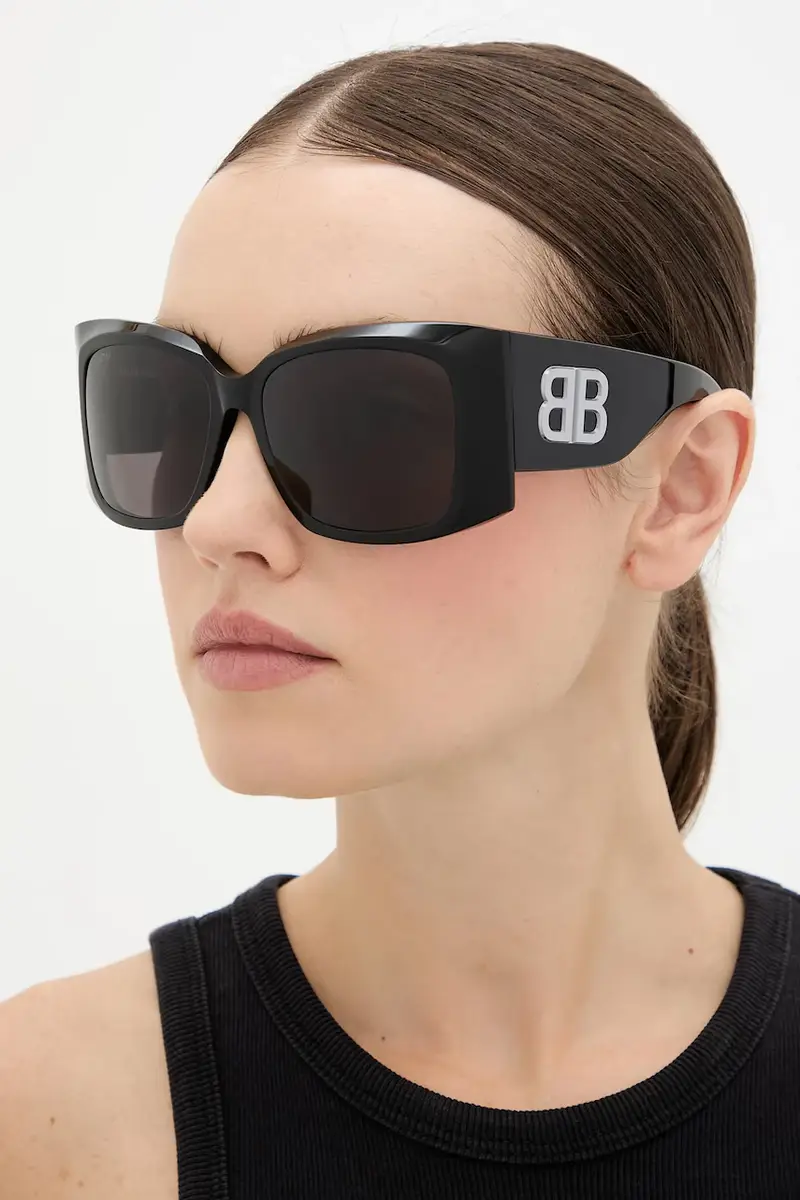 Balenciaga Occhiali da sole Donna Nero 3776968