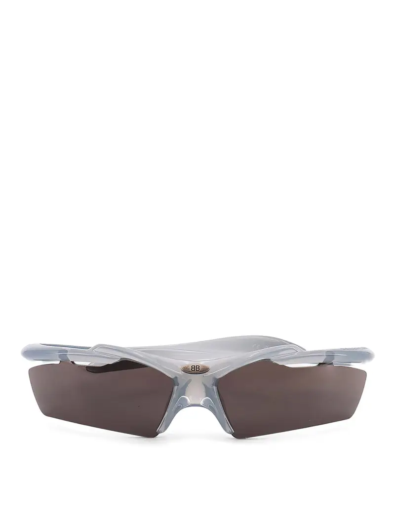 Occhiali Da Sole Turbo Rectangle In Acetato Grigio