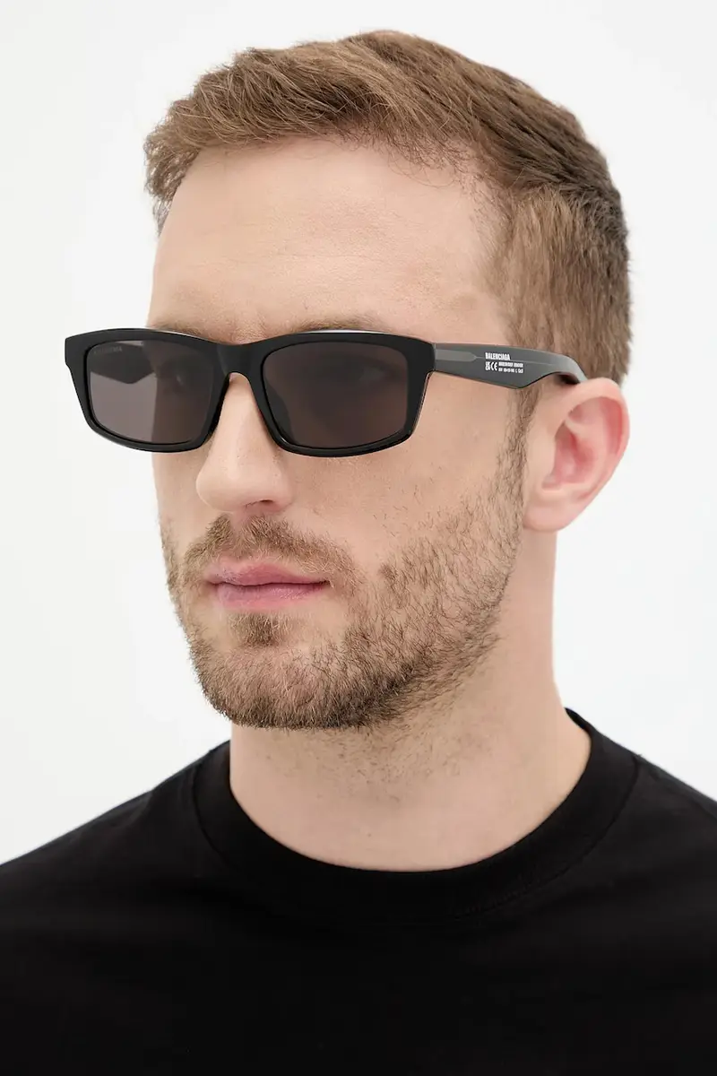 Balenciaga Occhiali da sole Uomo Nero 3776921