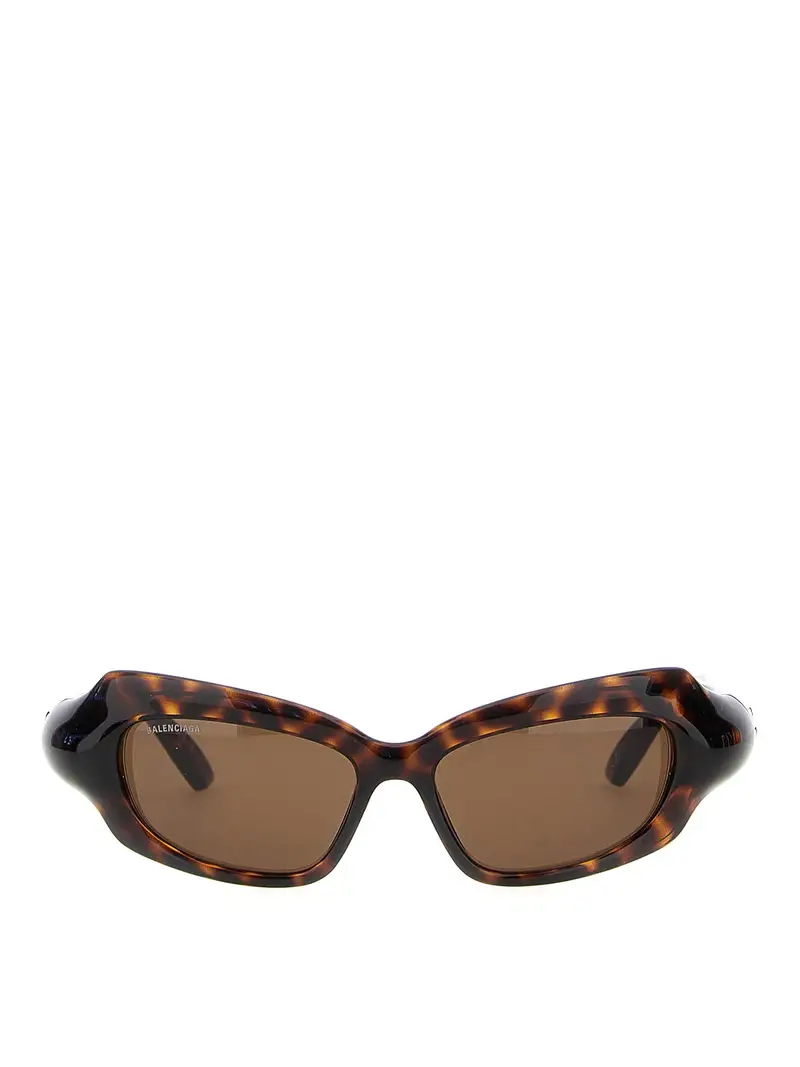 Palazzo Rectangle Sunglasses Marrone