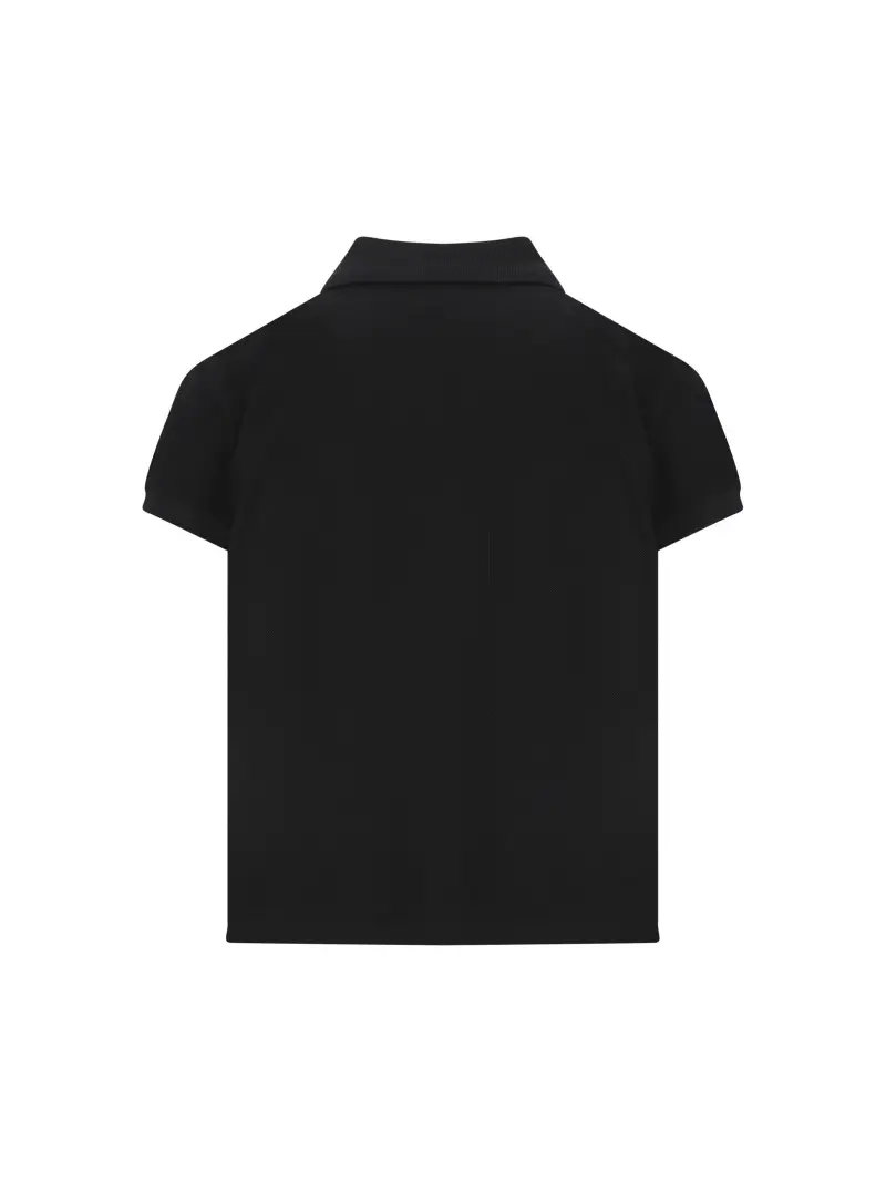 Polo In Cotone NERO miniatura 2